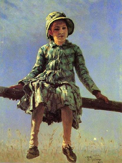 Ilya Repin Painter daughter France oil painting art